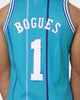 Mitchell & Ness Muggsy Bogues Charlotte Hornets #1 Swingman Jersey Teal