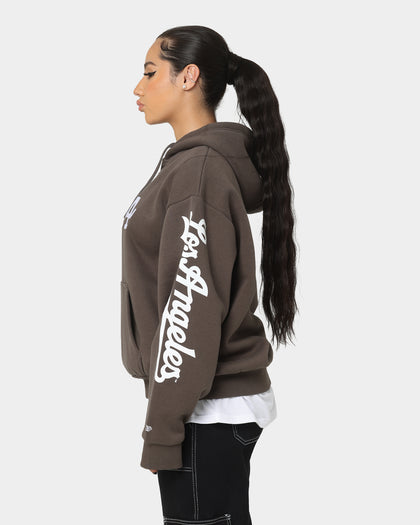 New Era Los Angeles Dodgers Quarter Zip Hoodie Moss