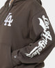New Era Los Angeles Dodgers Quarter Zip Hoodie Moss
