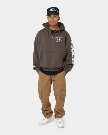 New Era Las Vegas Raiders 1/4 Zip Hoodie Moss