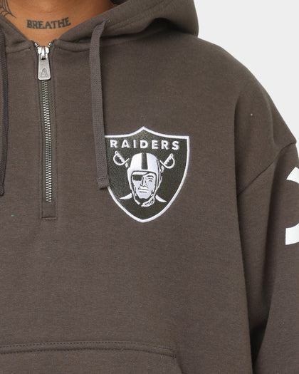 New Era Las Vegas Raiders 1/4 Zip Hoodie Moss
