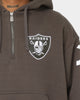 New Era Las Vegas Raiders 1/4 Zip Hoodie Moss