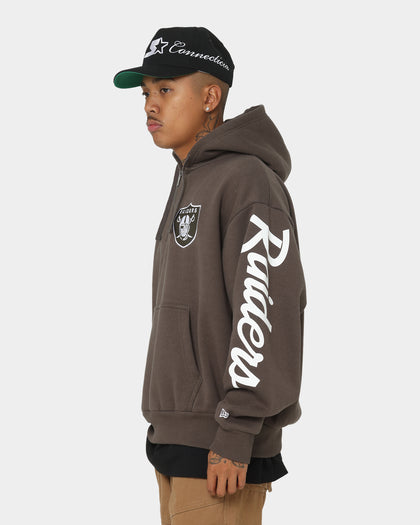 New Era Las Vegas Raiders 1/4 Zip Hoodie Moss