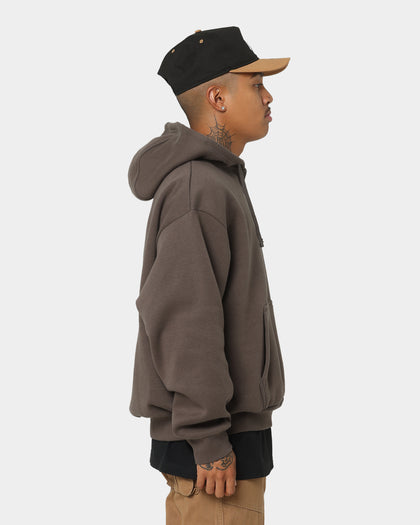 New Era New York Yankees Quarter Zip Hoodie Moss