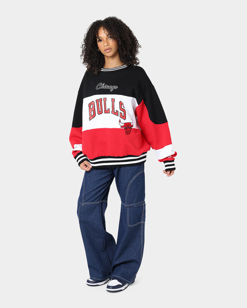 New Era Chicago Bulls Crewneck Front Door Red