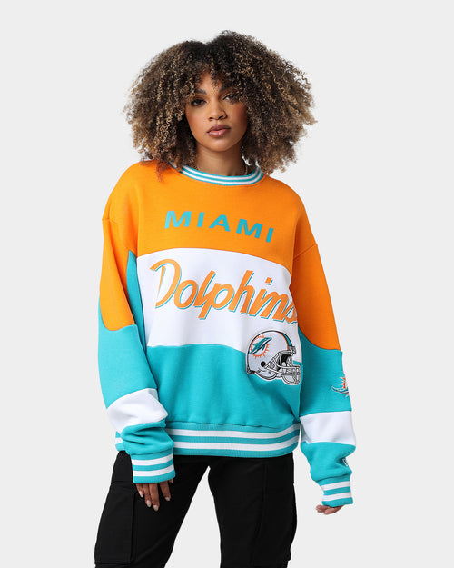 New Era Miami Dolphins Crewneck Teal/White/Orange