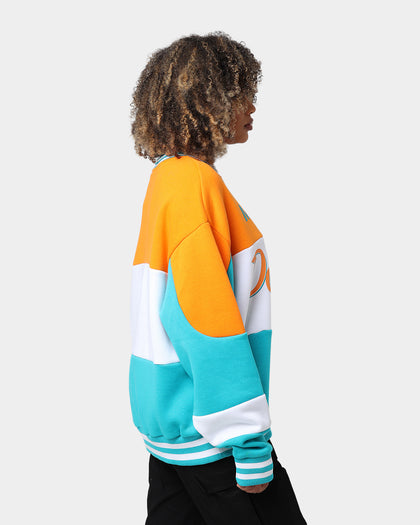 New Era Miami Dolphins Crewneck Teal/White/Orange