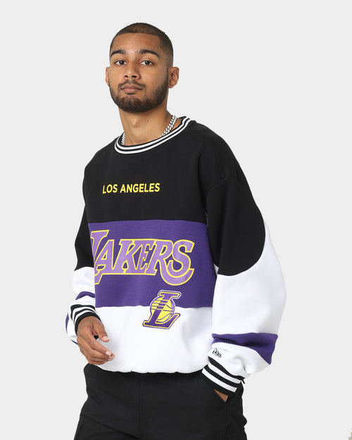 New Era Los Angeles Lakers Crewneck White/Black