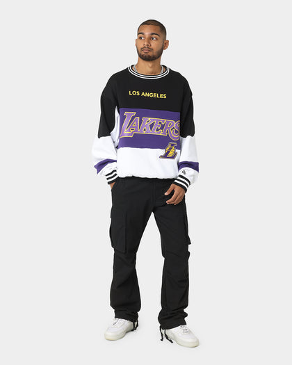 New Era Los Angeles Lakers Crewneck White/Black