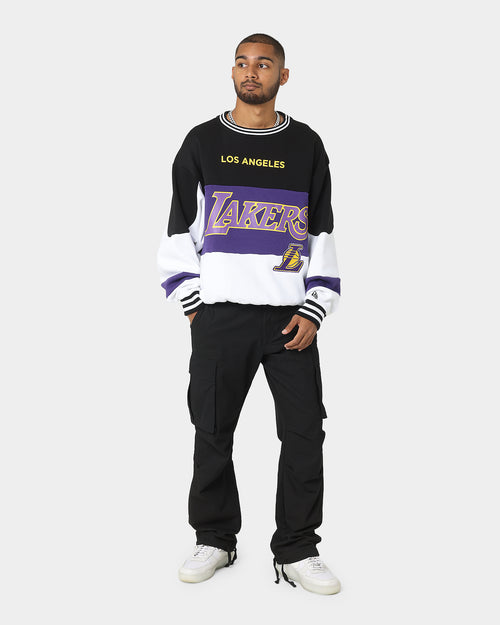 New Era Los Angeles Lakers Crewneck White/Black