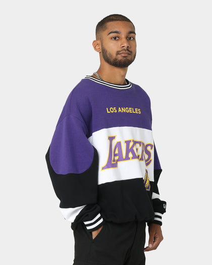 New Era Los Angeles Lakers Crewneck White/Black