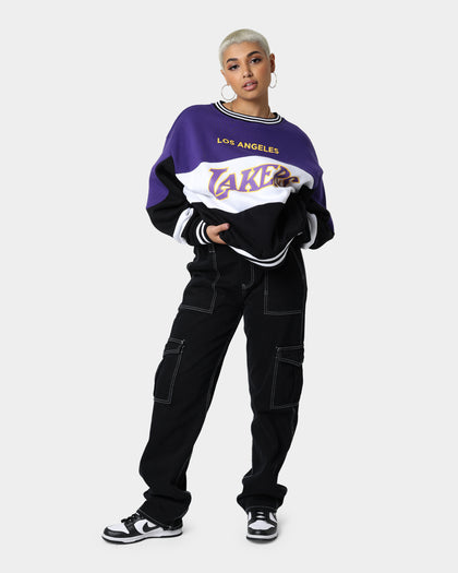 New Era Los Angeles Lakers Crewneck White/Black