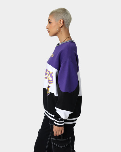 New Era Los Angeles Lakers Crewneck White/Black
