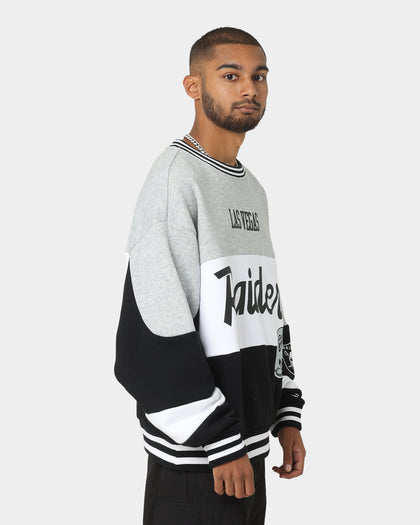 New Era Las Vegas Raiders Crewneck Black/White/Grey