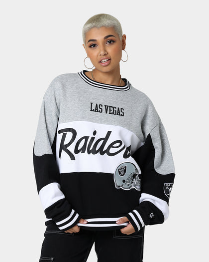 New Era Las Vegas Raiders Crewneck Black/White/Grey