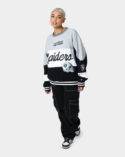 New Era Las Vegas Raiders Crewneck Black/White/Grey