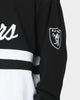 New Era Las Vegas Raiders Long Sleeve Rugby Jersey Black/White