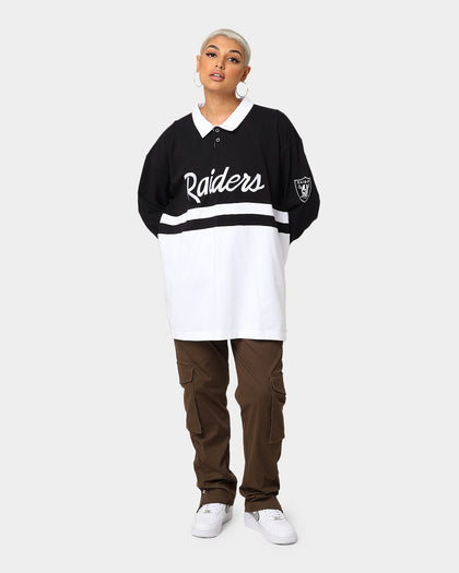 New Era Las Vegas Raiders Long Sleeve Rugby Jersey Black/White