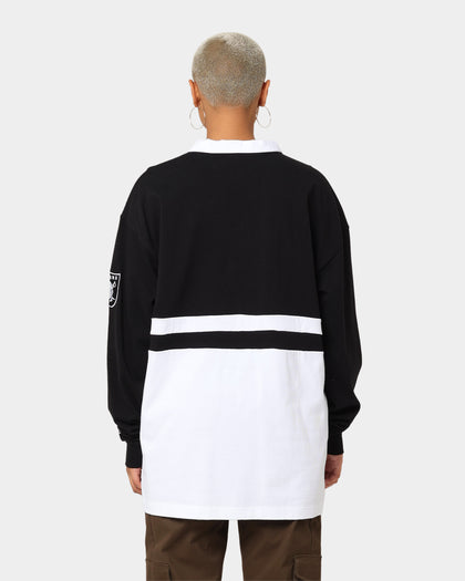 New Era Las Vegas Raiders Long Sleeve Rugby Jersey Black/White