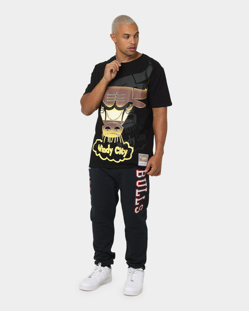 Mitchell & Ness Chicago Bulls Big Face 4.0 Short Sleeve T-Shirt Black
