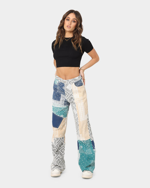 XXIII Women's Mika Crew Neck Crop Black