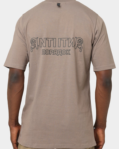 The Anti Order Military T-Shirt Dark Brown