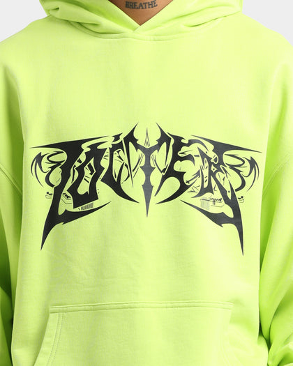 Loiter Anarchy Hoodie Neon Green