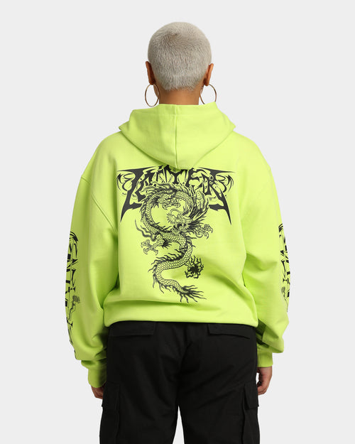 Loiter Anarchy Hoodie Neon Green