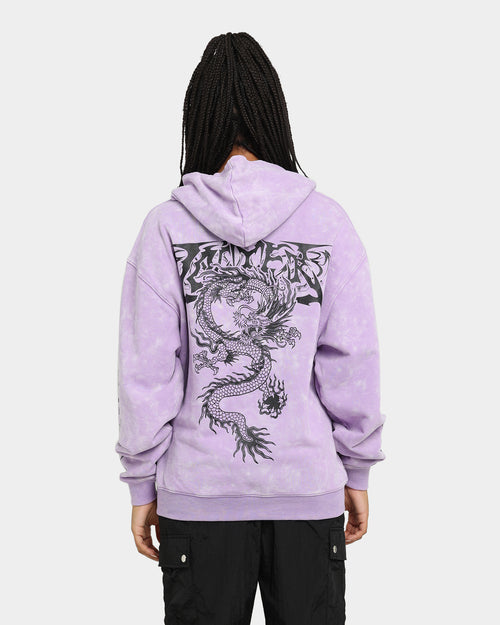 Loiter Anarchy Hoodie Purple Tie Dye