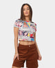 XXIII Women's Betty Comic Crop T-Shirt Multi