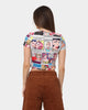 XXIII Women's Betty Comic Crop T-Shirt Multi