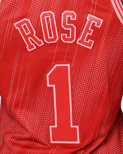 Mitchell & Ness Chicago Bulls Derrick Rose #1 '08-'09 'Triple Red' Swingman Jersey Red