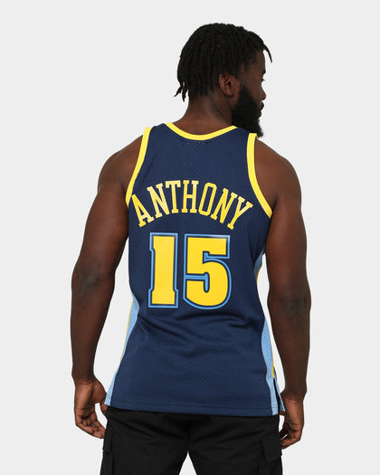 Mitchell & Ness Denver Nuggets Carmelo Anthony #15 '06-'07 Road Swingman Jersey Blue