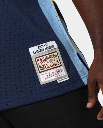 Mitchell & Ness Denver Nuggets Carmelo Anthony #15 '06-'07 Road Swingman Jersey Blue