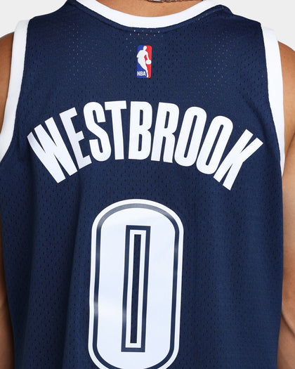 Mitchell & Ness Oklahoma City Thunder Russell Westbrook #0 '15-16 Alternate Swingman Jersey Blue