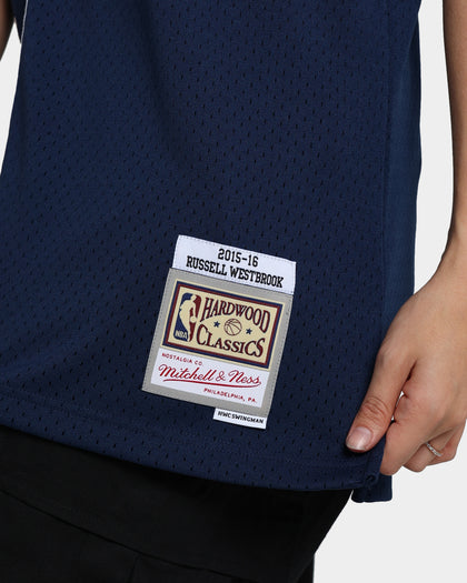 Mitchell & Ness Oklahoma City Thunder Russell Westbrook #0 '15-16 Alternate Swingman Jersey Blue