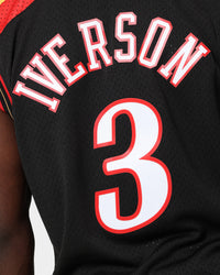 Mitchell & Ness Philadelphia 76ers Allen Iverson #3 '06 Road Swingman Jersey Black