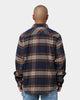 Brixton Bowery Long Sleeve Flannel Heather Joe Blue