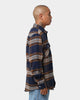 Brixton Bowery Long Sleeve Flannel Heather Joe Blue