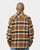 Brixton Bowery Long Sleeve Flannel Heather Medal Bronze