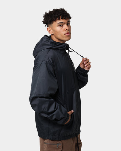 Brixton Claxton Crest Hooded Windbreaker Black/Black