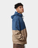 Brixton Claxton Crest Hooded Windbreaker Joe Blue/Mojave