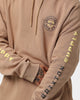 Brixton Crest Hoodie Mojave/Deep Brown