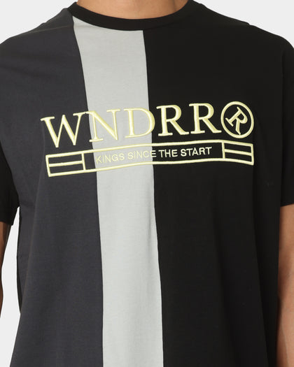 WNDRR Avoid Panel T-Shirt Black