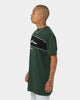WNDRR Dropstep Panel T-Shirt Forest Green