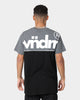 WNDRR Duel Panel T-Shirt Black/Dark Marl