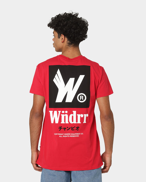 WNDRR Glide Custom Fit T-Shirt Red