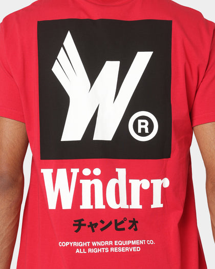WNDRR Glide Custom Fit T-Shirt Red