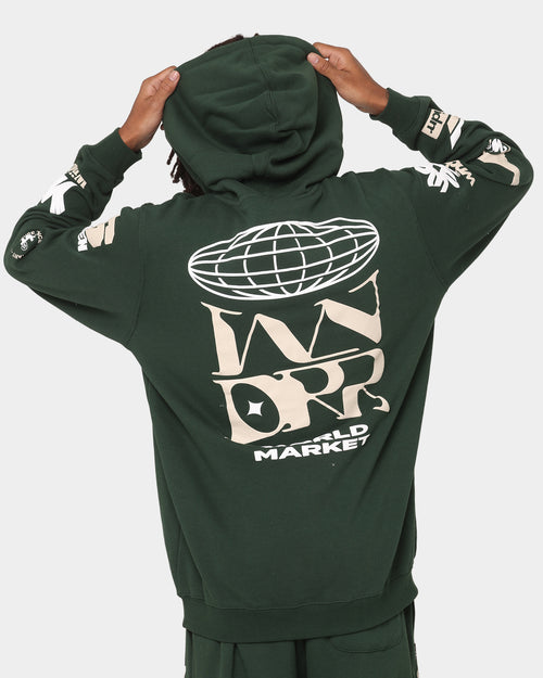 WNDRR Market Hoodie Forest Green