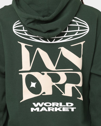 WNDRR Market Hoodie Forest Green
